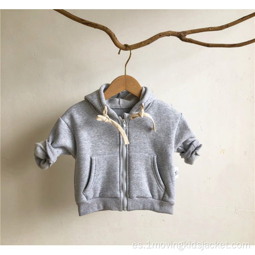 Ropa para niños Abrigo de suéter con capucha para bebé